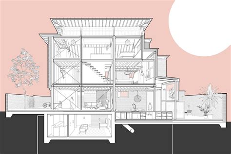 Liddicoat & Goldhill squeezes asymmetric Makers House onto narrow plot ...