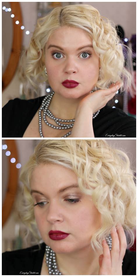 Modern 1920s Femme Fatale Makeup Look Tutorial – Everyday Starlet