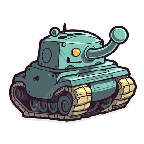 Cartoon Version Of The Armoured Tank Vector Clipart, Cartoon Clipart, Tank Clipart, Tank PNG and ...