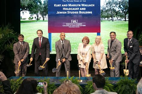 FAU Ceremoniously Breaks Ground on Future Kurt and Marilyn Wallach Holocaust and Jewish Studies ...