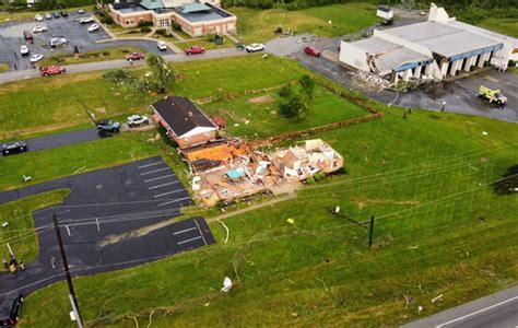 PHOTO Tornado Damage In Goshen Ohio Is Unreal With Houses Leveled All The Way Down To The Slabs