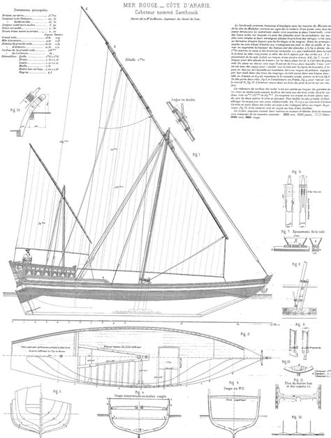Quinze marins sur le bahut du mort...: Plan d'un Sambouck | Maquette bateau bois, Plans de ...