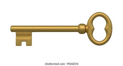 Skeleton Key Isolated On White Stock Illustration 99242570 | Shutterstock