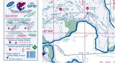 Fish N Map Utah Lake/Yuba Reservoirs Map - Boater's Outlet