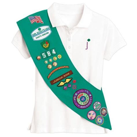 Official Junior Sash | Girl scout juniors, Girl scout sash, Girl scouts