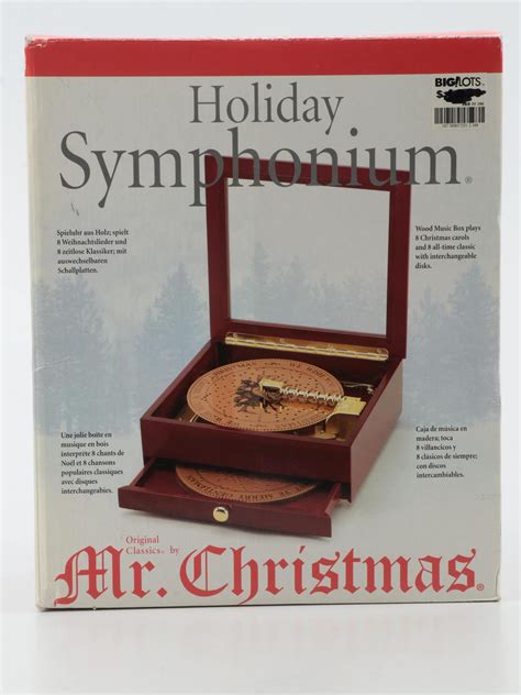 Mr. Christmas Holiday Symphonium Music Box with Interchangeable Disks | EBTH