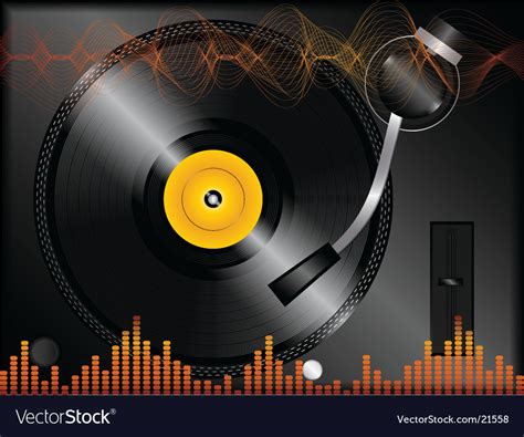 Turntable Royalty Free Vector Image - VectorStock