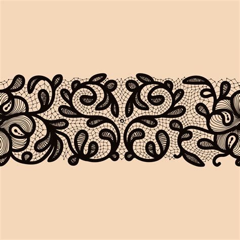 Abstract Lace Ribbon Seamless Pattern. 479766 Vector Art at Vecteezy