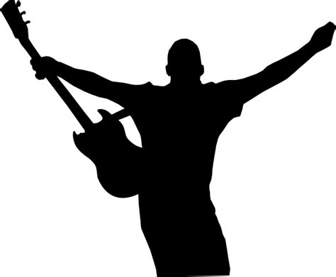 Collection of PNG Guitar Silhouette. | PlusPNG