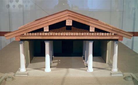 Model of a Etruscan Temple around 470 BC, Italia Antiqua: Etruscans and ...