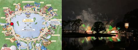 Best places to watch Harmonious fireworks around the Lagoon at Epcot