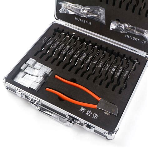 32 Pieces Lishi Lock Pick Full Set with Free Storage Case