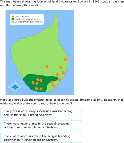 IXL | Investigate primary succession on a volcanic island | 8th grade ...