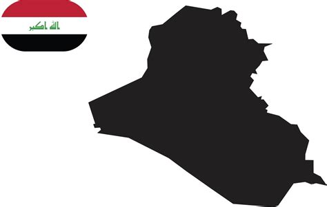 map and flag of Iraq 11175262 Vector Art at Vecteezy