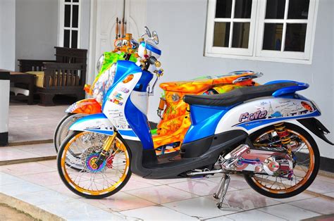 Gambar Modifikasi Motor Fino – serat