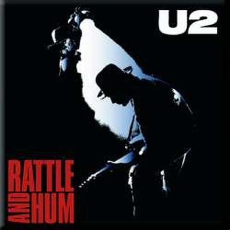 U2 Metal Steel Fridge Magnet Rattle And Hum Album Cover Fan Gift ...