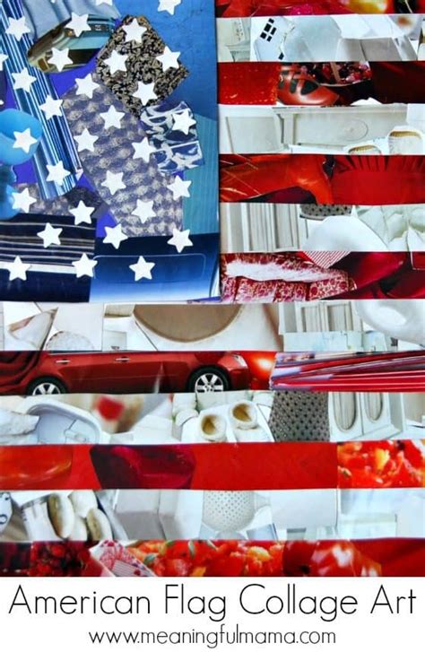 American Flag Collage