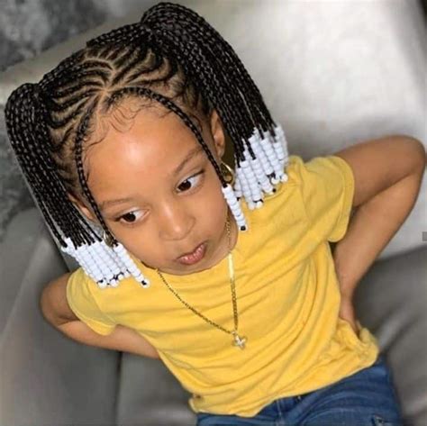 Braids for Kids- 50 Kids Braids with Beads Hairstyles