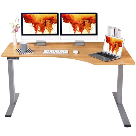 Buy FLEXISPOT EF1L Essential 55 in L Shaped Standing Desk Corner Desk Electric Stand Up Desk ...