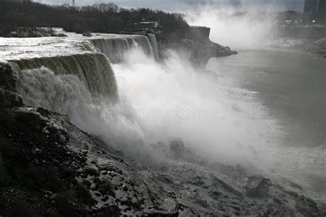 American Falls - Niagara in Winter Time Stock Photo - Image of american, river: 8160716