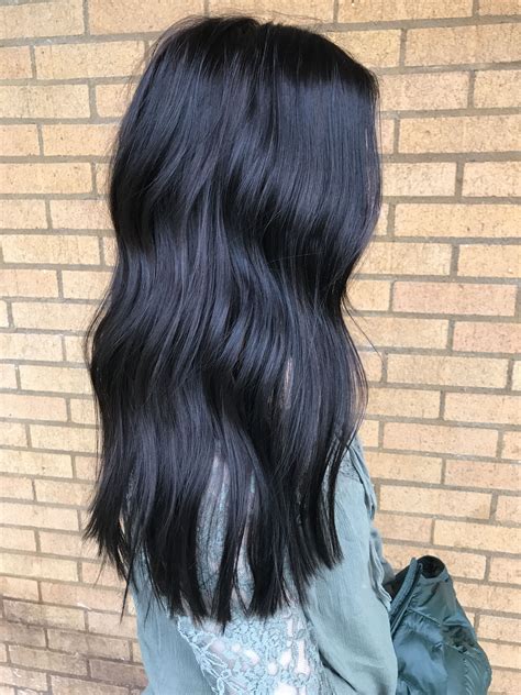 Black Beach Waves | @kennediegrace.hairartist_ Soft Black Hair, Long ...