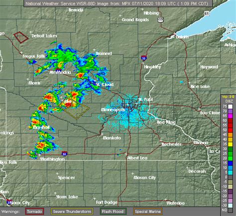 Interactive Hail Maps - Hail Map for Hector, MN