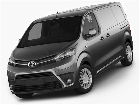 Toyota Proace Van 2016 3D model | CGTrader