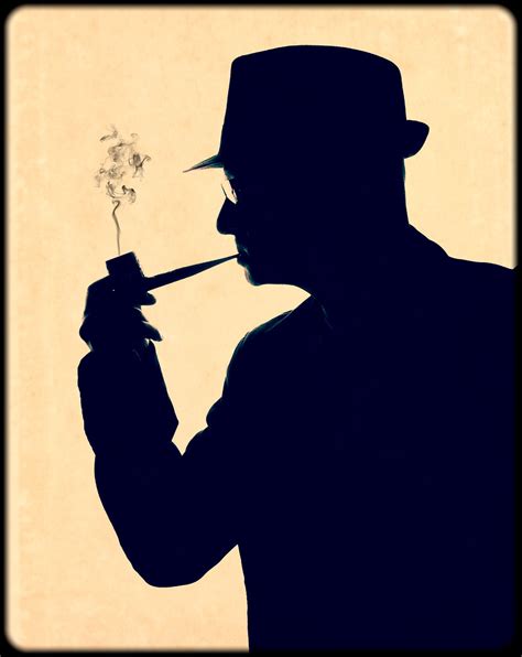 Pipe smoker | Silhouette portrait | Daryl Young | Flickr