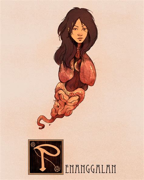 P is for Penanggalan by Deimos-Remus on DeviantArt