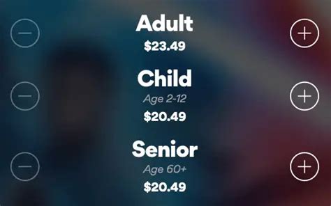 Source : Example Cinema prices.