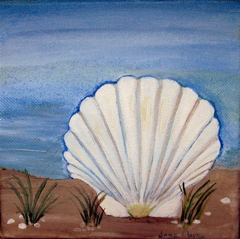 Seashell Painting by Jane Williams Clayton - Fine Art America