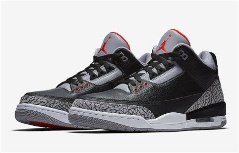 Air Jordan 3 OG Black Cement 2018 Release Date - Sneaker Bar Detroit