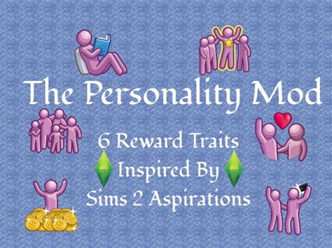 The Personality Mod by missyhissy at Mod The Sims 4 » Sims 4 Updates