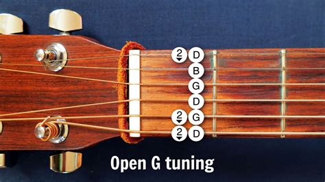 How to tune a guitar to the Open G guitar tuning, and use six-four chords like Keith Richards of ...