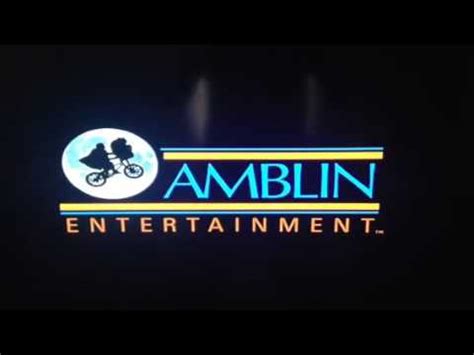 Amblin Entertainment logo (1985) - YouTube