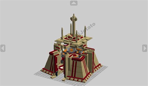 My Lego Star Wars Jedi Temple Moc : lego