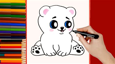 Como Dibujar Un Oso Polar Kawaii Dibujos Para Dibujar Imagenes Facil | Images and Photos finder