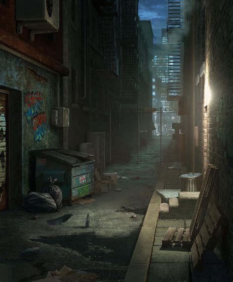 Download Mysterious Dark Alleyway Wallpaper | Wallpapers.com