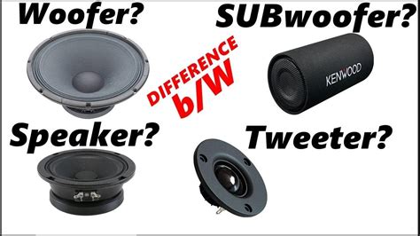 there are speakers and subwoofers on this page, which one is for you?