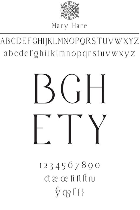 Gravestone Type - Mary Hare Font :: Behance