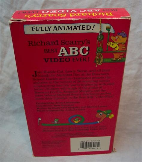 Abc Vhs Richard Scarry Best Abc Video Ever Vhs Pal Uk Video | Images ...