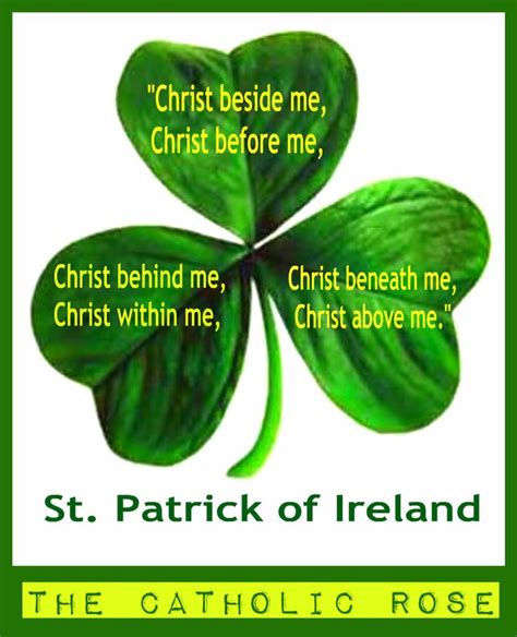 ~ St. Patrick of Ireland... | St patricks day quotes, Irish quotes, Irish blessing quotes