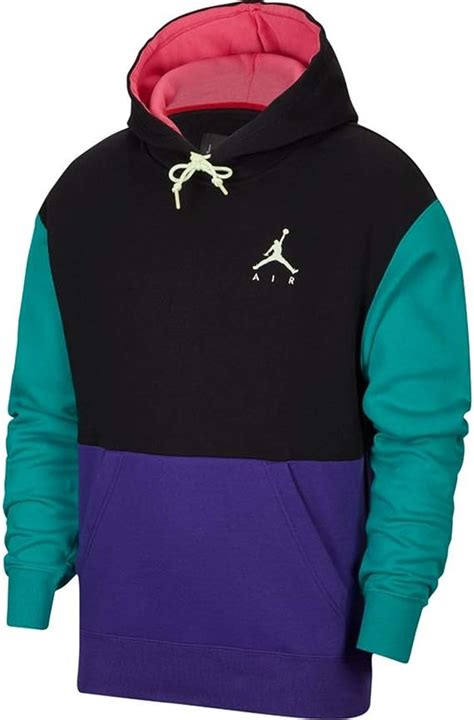 Nike Jordan Jumpman Hoodie Black/Court Purple/Barely Volt (XXL) at Amazon Men’s Clothing store