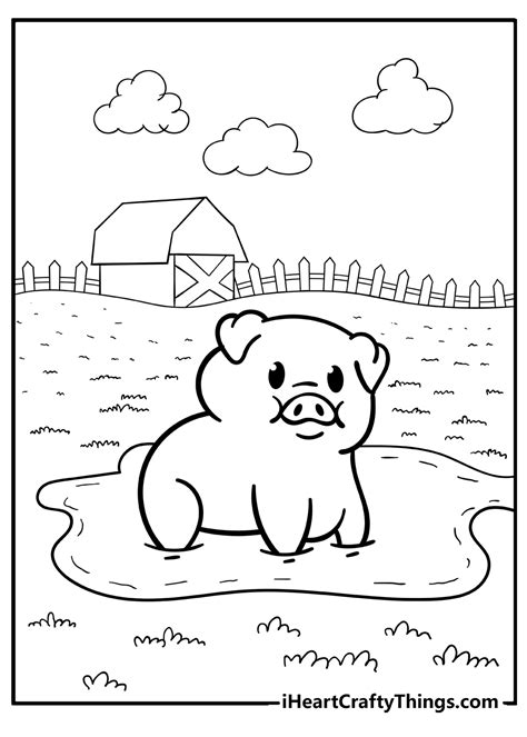 Free Farm Animals Coloring Pages To Print