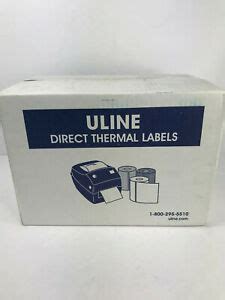 Brand New Uline S-6802 4x6 Direct Thermal Labels x12 Rolls 250 Labels Per Roll | eBay