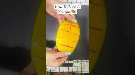 ASMR * #SHORTS * How to Slice A Mango for Easy Eating! * ASMRVilla – ASMRHD