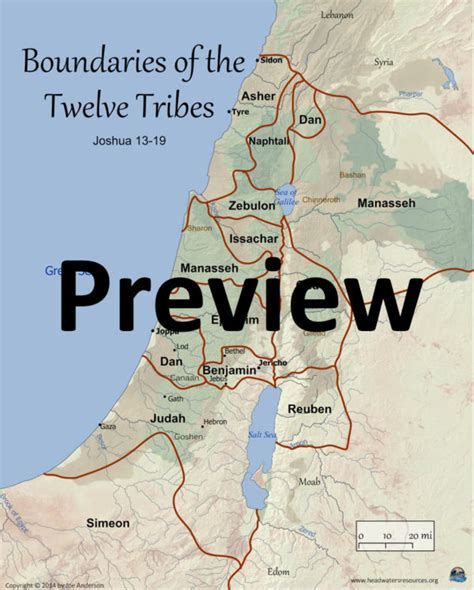 Old Testament Maps Set: 28 Pro Series Bible Maps – Headwaters Christian Resources