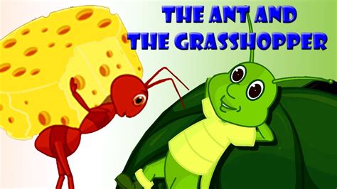 The Ant And The Grasshopper | English Moral Story For Kids | Animated Stories With English ...