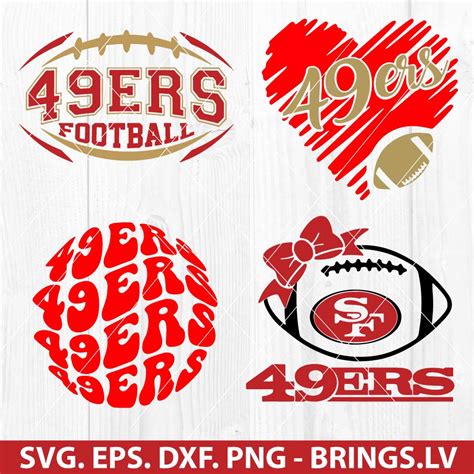 San Francisco 49ers SVG Bundle, 49ers SVG, San Francisco 49ers Logo SVG ...