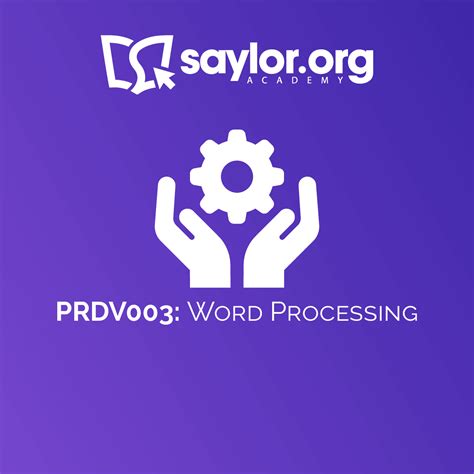 PRDV003: Margins in Microsoft Word | Saylor Academy